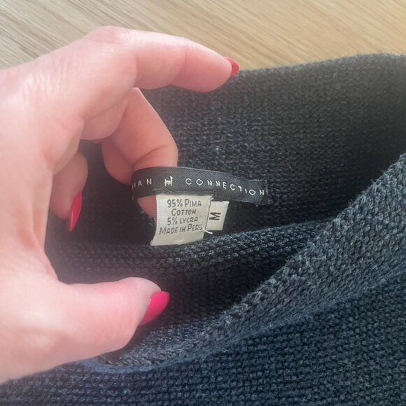 Peruvian Connection PIMA COTTON PULLOVER Sweater Sz M - Picture 7 of 10